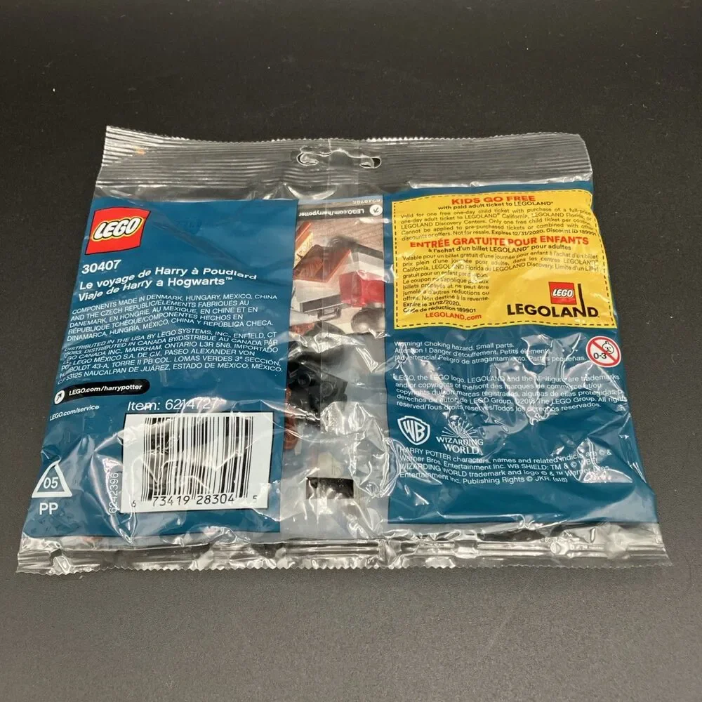 LEGO Harry Potter 30407 Harry's Journey to Hogwarts Polybag 40 Pc New Sealed